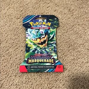 Pokemon Twilight Masquerade Card Pack with Green and Blue